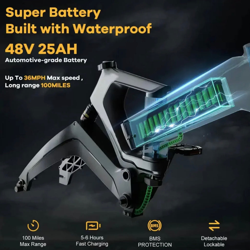 Electric Bike 100Mile Range - Limited Stock